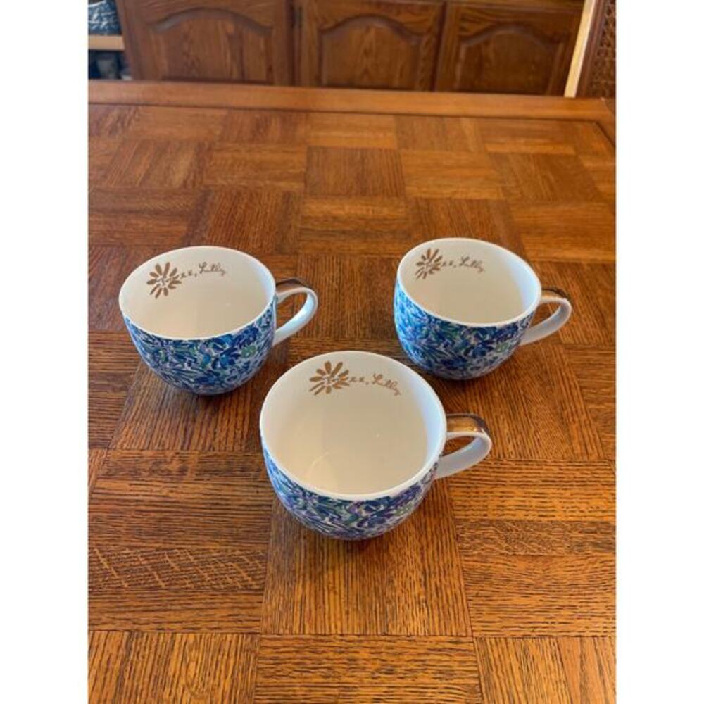 Lilly Pulitzer mug set of 3